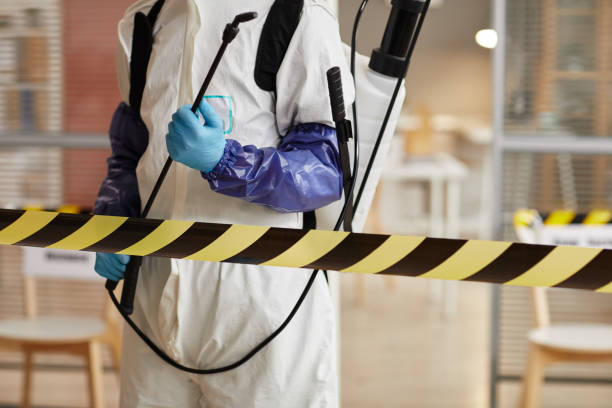 Professional Infectious Disease Decontamination technician working in Leicester, NC